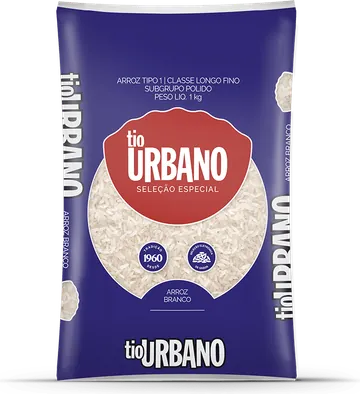Embalagem Arroz Branco Urbano
