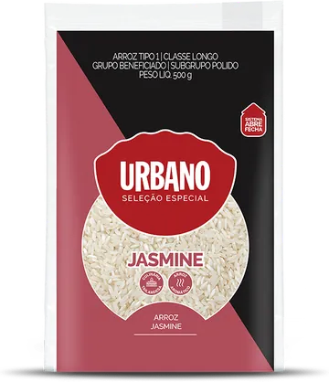Embalagem Arroz Jasmine Urbano