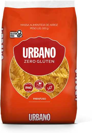 Embalagem Macarrão de Arroz Parafuso Urbano