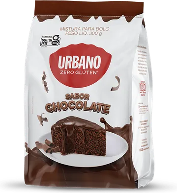 Embalagem Mistura para Bolo Sabor Chocolate Urbano