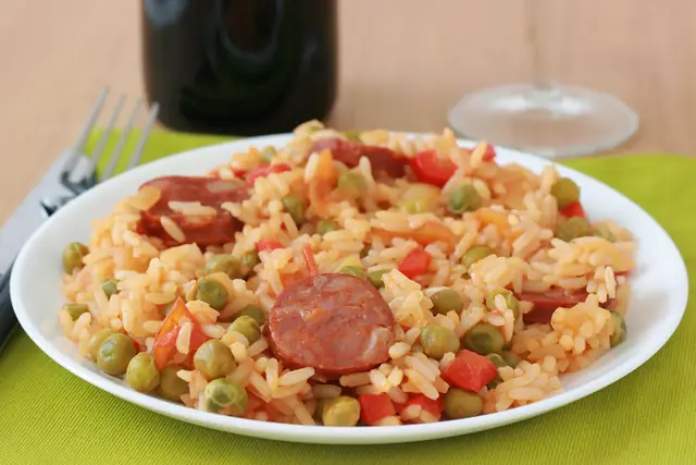 Arroz com Linguiça pronta, receita Urbano
