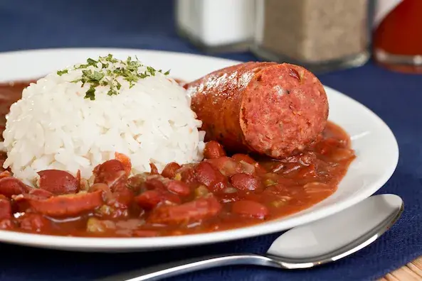 Feijão-vermelho de Nova Orleans pronta, receita Urbano